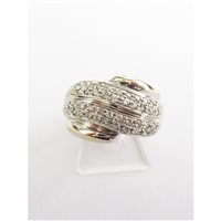 Anello Damiata Gioielli Donna in Oro bianco Zircone 2120/102/2-D199 - 2120/102/2-D199